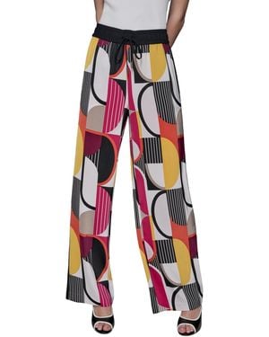 Karl Lagerfeld Geo-print Pull-on Pants - Red