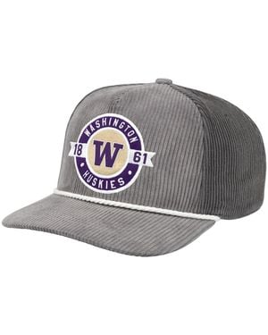 Colosseum Athletics Gray Washington Huskies Where's My Hat Podium Adjustable Trucker Hat