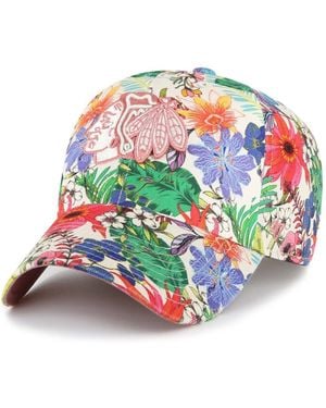 '47 Chicago Blackhawks Pollinator Clean Up Adjustable Hat - White
