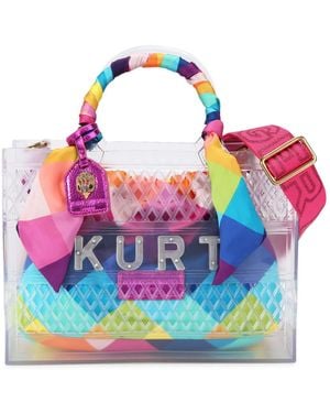 Kurt Geiger Small Jelly Drawstring Tote Handbag - Blue