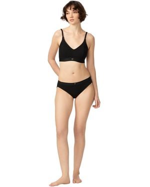 Gap Pull-on V-neck Bralette - Black