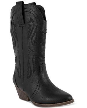 Sugar Tammy Western Boots - Black