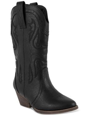 Sugar Tammy Western Boots - Black