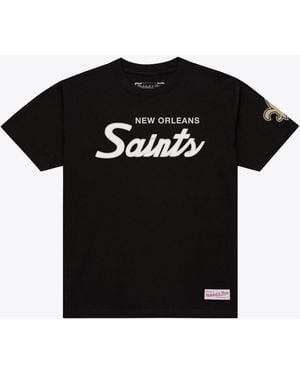 Mitchell & Ness Mitchell Ness New Orleans Saints Head Coach Classic T-shirt - Black