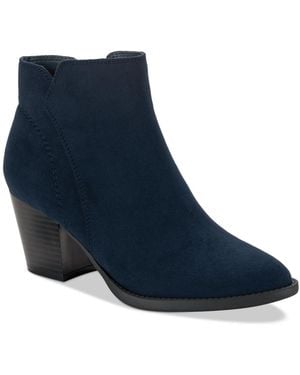 Style & Co. Laineyy Dress Booties - Blue