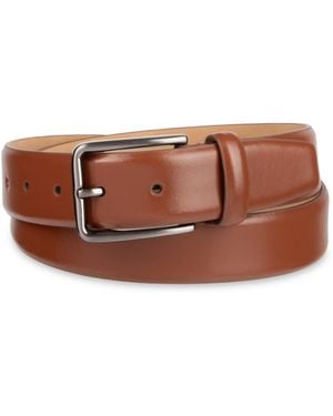 Alfani Feathered Edge Dress Belt - Brown