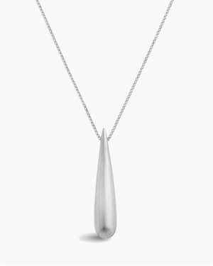 Yoj Eos Teardrop Necklace - White