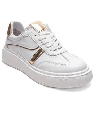 Forever & Always Shoes Ivara Leather Everyday Sneaker - White