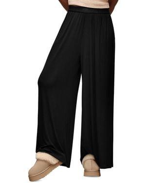 UGG Imogen Wide-leg Rib Pants - Black