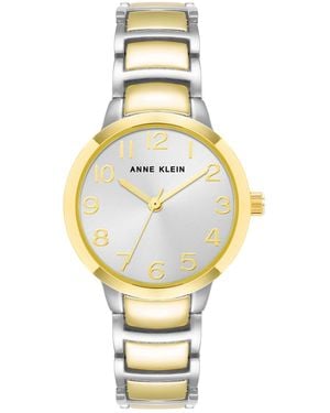 Anne Klein Quartz Two-tone Alloy Bracelet Watch - Metallic