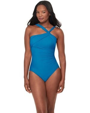 Miraclesuit Rock Solid Europa One Piece Swimsuit - Blue