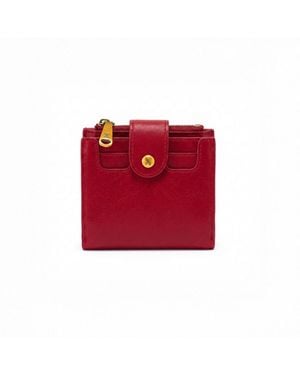 Hobo International Dunn Mini Wallet - Red