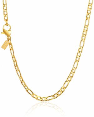 BEN ONI Slim Kim Figaro Necklace - Metallic