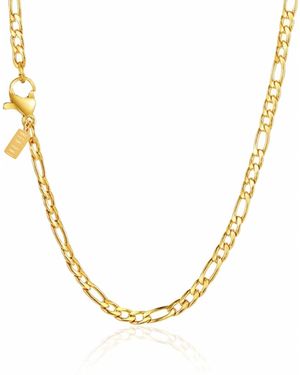 BEN ONI Slim Kim Figaro Necklace - Metallic