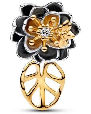 PANDORA Disney Princess Tiana Lotus Flower Lab-grown Diamond Charm - White