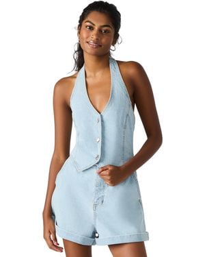 Steve Madden Amity Sleeveless Jumpsuit - Blue