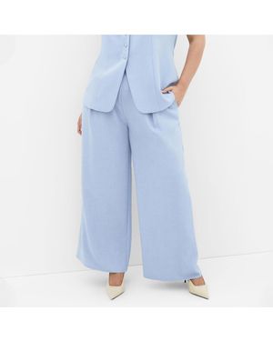 City Chic Plus Size Tori Pant - Blue