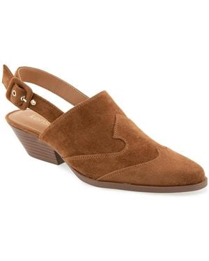 Kensie Ethan Western Mule - Brown