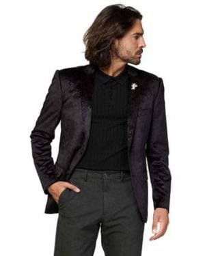 Opposuits Blazer Tropical Summer Birds Suit Jacket - Black