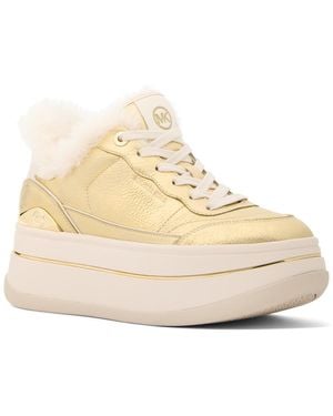 Michael Kors Hayes Lace Up Sneaker - Natural