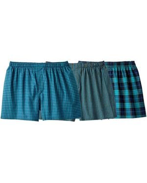Kingsize Big & Tall Woven Boxers 3-pack - Blue