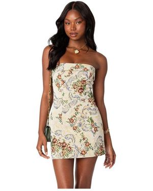 Edikted Lace Up Mesh Mini Dress in Red | Lyst Edikted Lace Up Mesh Mini Dress in Red | Lyst
