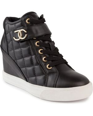 Juicy Couture Journey Lace-Up Casual And Fashion Sneakers - Black