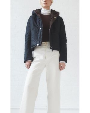 CAALO Reversible Sustainable Down Short Coat - Blue