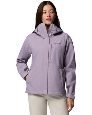 Columbia Hikebound Ii Hooded Waterproof Jacket - Purple