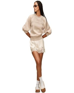 UGG Classic Puff-sleeve Top - Natural