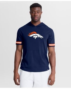 Fanatics Navy Denver Broncos Optimal Play Short Sleeve Hooded T-shirt - Blue