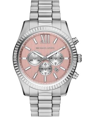 Michael Kors Lexington Chronograph Stainless Steel Watch - Gray
