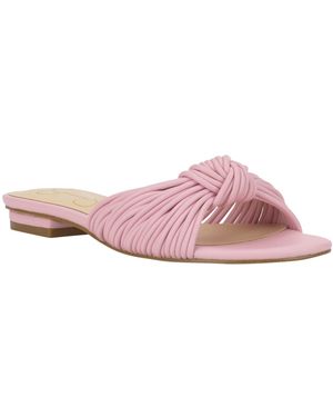 Jessica Simpson Dydra Knotted Strappy Flat Sandals - Pink