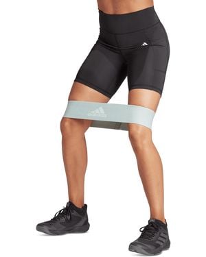 adidas Optime Stash High-rise Bike Shorts - Black