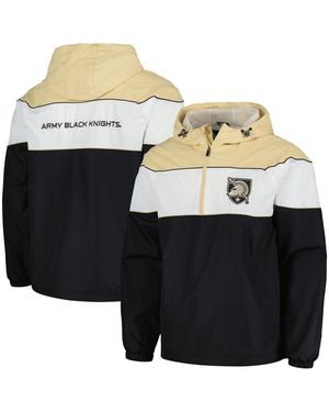 G-III 4Her by Carl Banks Army Knights Center Line Half-zip Raglan Hoodie Jacket - Black
