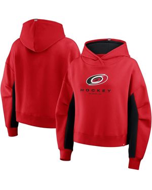 Fanatics Carolina Hurricanes Back Check Boxy Hoodie - Red