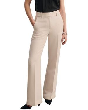 The Fold Alzira Doppio Crepe Pants - Natural