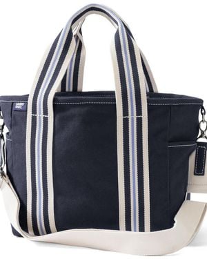 Lands' End Canvas Multiway Pocket Tote - Blue