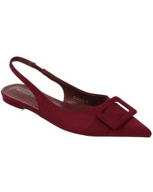 BERNESS Rossana Slingback Flats - Red