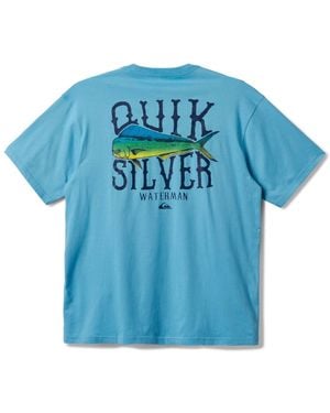 Quiksilver Quik Hook Screen T-shirt - Blue