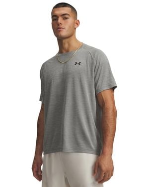 Under Armour Ua Tech Textured Performance T-shirt - Gray