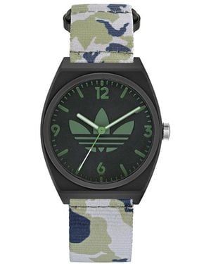 adidas Analog Quartz Watch With Fabric Bracelet - Multicolor
