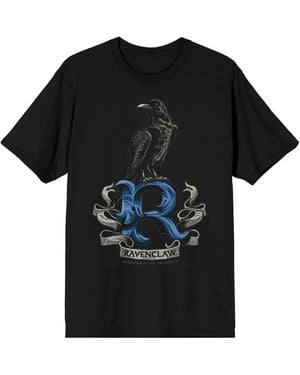 Harry Potter Big & Tall Ravenclaw Raven T-shirt-4xl - Black