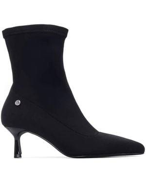 Xti Stiletto Booties By - Black