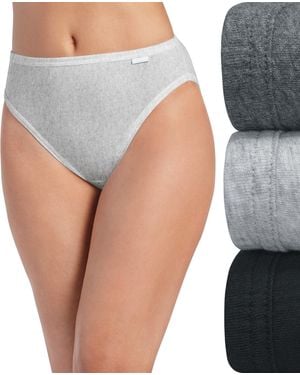 Jockey Elance French Cut 3 Pack Underwear 1485 1487 - Gray