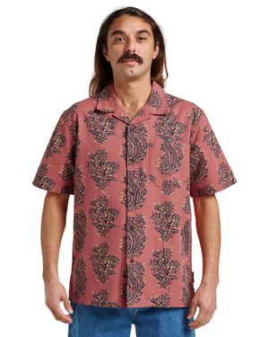 Quiksilver Dynasty Casual Short Sleeve Shirt - Red