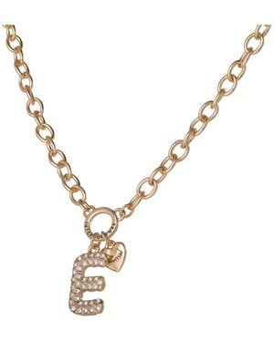 Juicy Couture Bubble Letter Necklace - Metallic