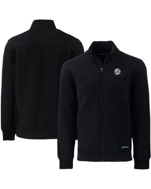 Cutter & Buck New York Yankees Roam Eco Tri-blend Full-zip Jacket - Black