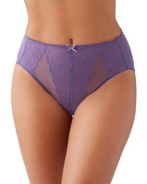 Wacoal Retro Chic High-cut Brief 841186 - Purple