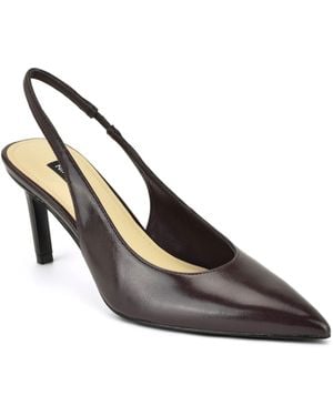 Nine West Verone Slingback Dress Pumps - Metallic